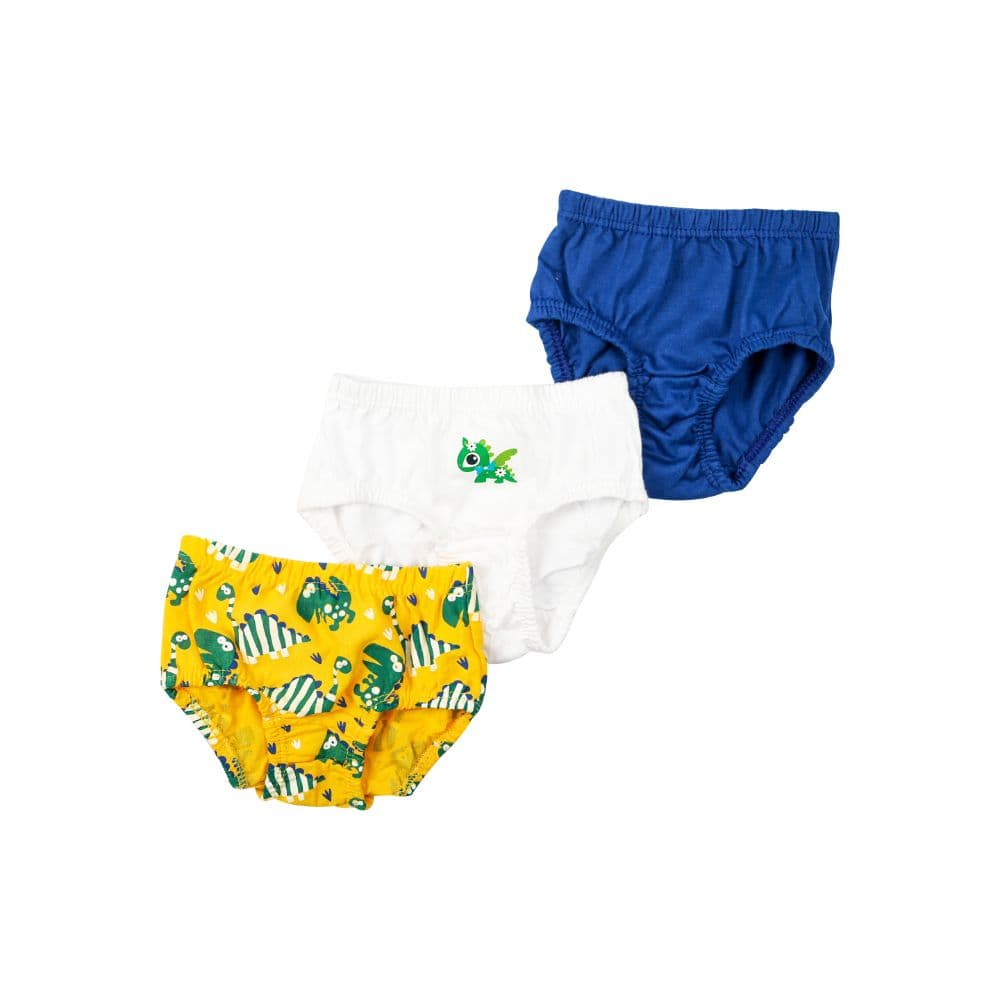 Mee Mee Boys Briefs Pack Of 3 - Blue &Amp White &Amp Yellow
